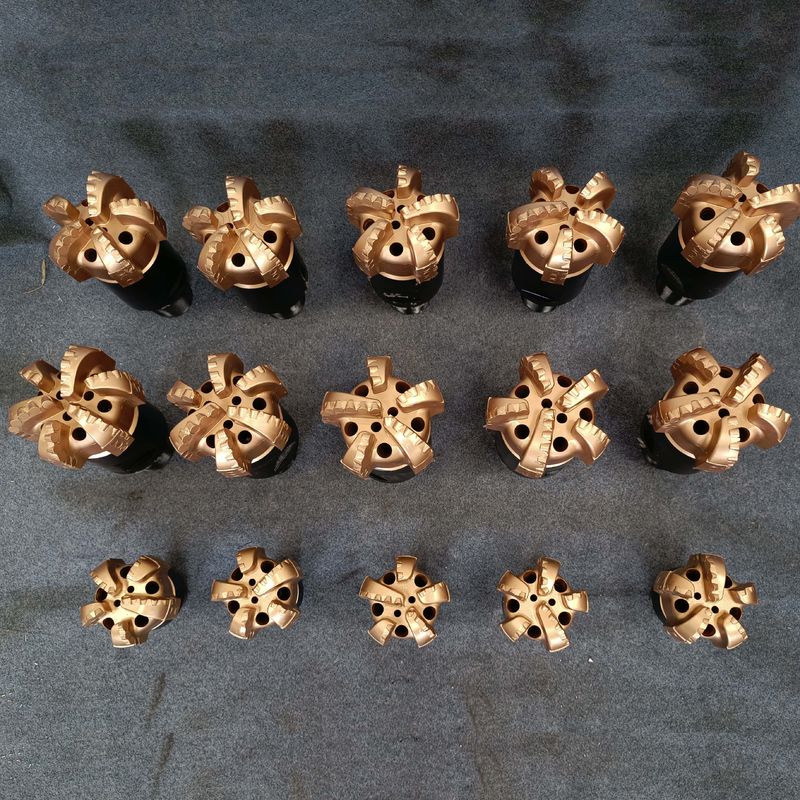 Προσαρμόσιμες 200mm 6 λεπίδες νεροκρύβος Pdc Bits με ακροφύσιο και σταθερό τύπο κοπής κόπτη