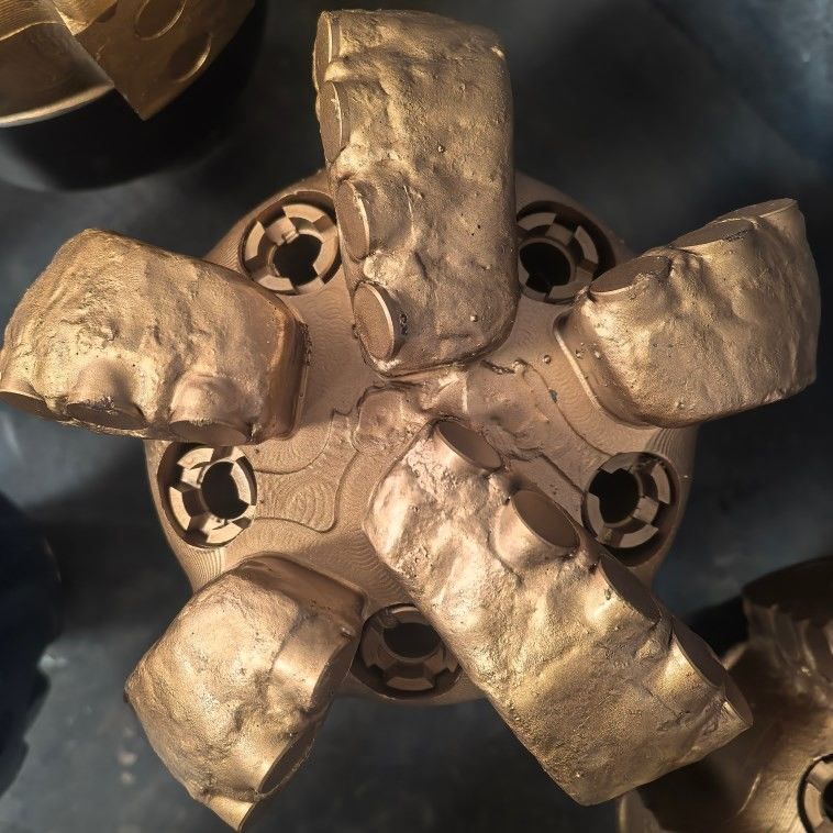 98mm PDC Carbon Steel Rock Drill Bits για την εξόρυξη άνθρακα Υπόγειο ορυχείο και γεωτρήσεις πηγών νερού